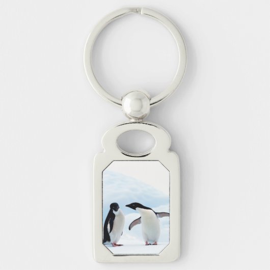 Adelie Penguins Sleutelhanger (Voorkant)