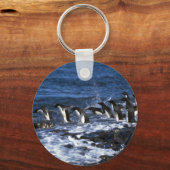 Adelie Penguins Sleutelhanger (Voorkant)
