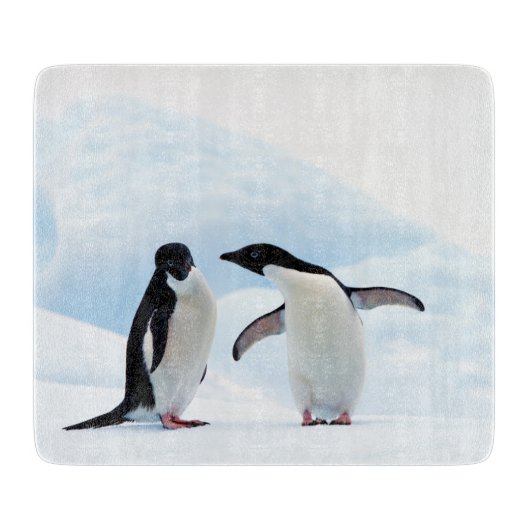 Adelie Penguins Snijplank (Voorkant)