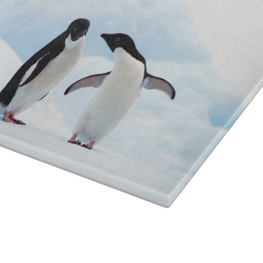 Adelie Penguins Snijplank (Hoek)