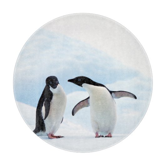Adelie Penguins Snijplank (Voorkant)