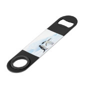 Adelie Penguins Speed Flessenopener (Achterkant Gekanteld)