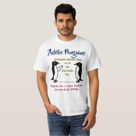 Adélie Penguins van RoseWrites T-shirt