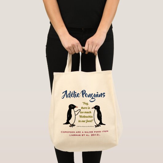 Adélie Penguins van RoseWrites Tote Bag (Voorkant (product))