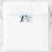 Adelie Penguins Vierkante Sticker (Tas)