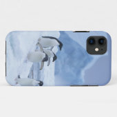 Adelie-pinguïns (Pygoscelis adeliae) op het ijs, Case-Mate iPhone Case (Achterkant (horizontaal))