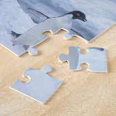 Adelie-pinguïns (Pygoscelis adeliae) op ijs, Legpuzzel (Zijkant)