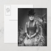 Adelina Patti, 1880 Briefkaart (Voorkant / Achterkant)