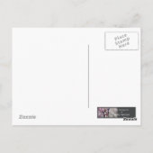 Adeline in Roze Gotische Vampier Fairy Briefkaart (Achterkant)