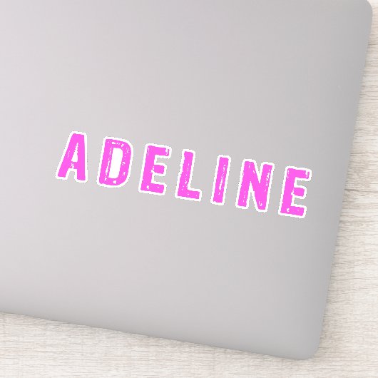 Adeline persoonlijke naam sticker (Detail)