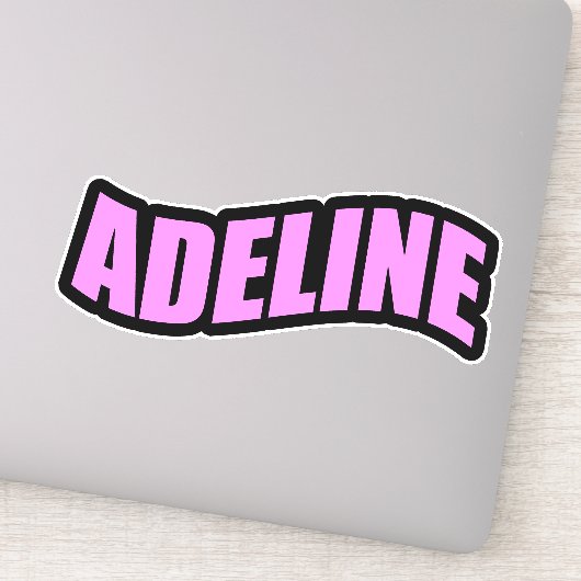 Adeline persoonlijke naam sticker (Detail)