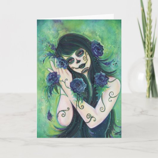 Adelita dag van de Doodkaart door Renee L. Lavoie Kaart (Voorkant)