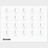 Adeliya Petrosian February Ronde Sticker (Vel)