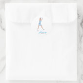 Adeliya Petrosian February Ronde Sticker (Tas)
