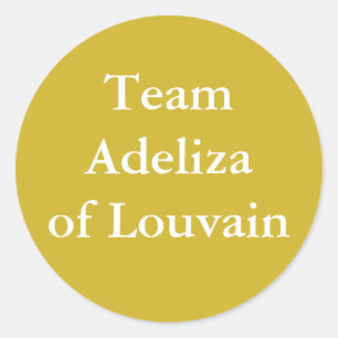 Adeliza van Louvain Queen of England Ronde Sticker