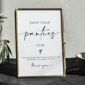 ADELLA Drop Your Panties Bachelorette Game Sign Poster