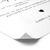 ADELLA Edgy Guestbook Weddenschap Poster (Hoek)