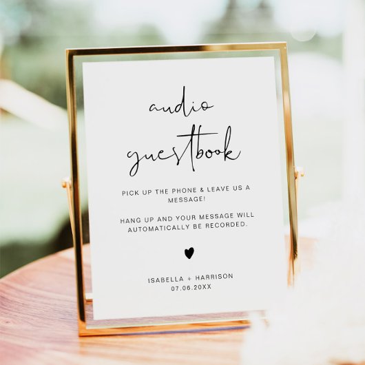ADELLA Edgy Guestbook Weddenschap Poster