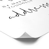 ADELLA Edgy Modern Adres de Envelope Sign Poster (Hoek)