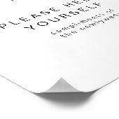 ADELLA Edgy Modern Gents Bathroom Toiletry Poster (Hoek)