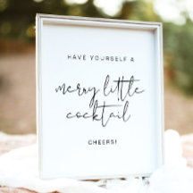 ADELLA Edgy Modern Merry Little Cocktail Kerstmis