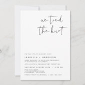 ADELLA Edgy Moderne Minimalistische Ontvanging van Kaart (Voorkant)