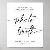 ADELLA Fotocabine | Eenvoudig onthouden om te lach Poster (Voorkant)