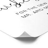 ADELLA Minimalistisch Advies & Wensen Bord Poster (Hoek)