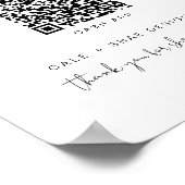 ADELLA-minimalistisch betaalbord voor kleine bedri Poster (Hoek)