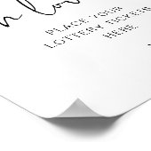 ADELLA Minimalistisch Gelukkig Verliefd Bord Poster (Hoek)