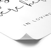 ADELLA Minimalistisch 'Was je hier maar'-bord Poster (Hoek)