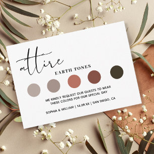 ADELLA Minimalistische trouwkleding Dress Code Kaa Bedankkaart