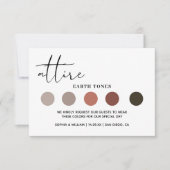 ADELLA Minimalistische trouwkleding Dress Code Kaa Bedankkaart (Voorkant)