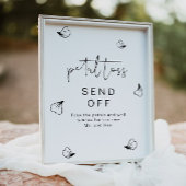 ADELLA Modern Boho Wedding Petal Toss Poster