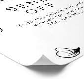 ADELLA Modern Boho Wedding Petal Toss Poster (Hoek)