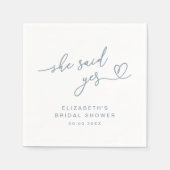 ADELLA Modern Minimal Ze zei ja Vrijgezellenfeest Servet (Voorkant)