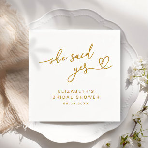 ADELLA Modern Minimal Ze zei ja Vrijgezellenfeest Servet