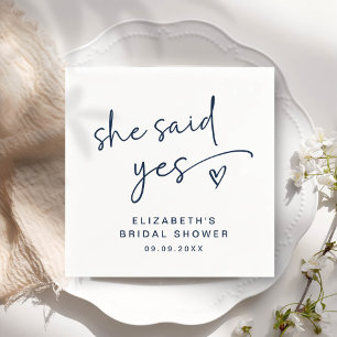 ADELLA Modern Minimal Ze zei ja Vrijgezellenfeest Servet