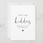 ADELLA Modern Minimalist Kids Tafelbord Kaart (Voorkant)