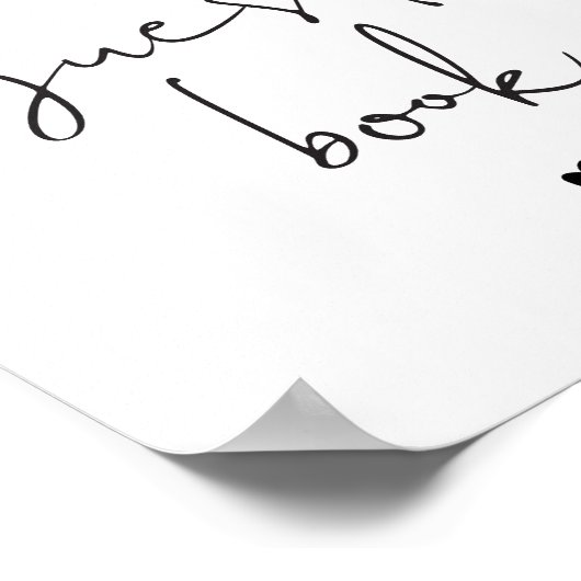 ADELLA Modern Minimalist Let's Eat Dinner Menu Poster (Hoek)