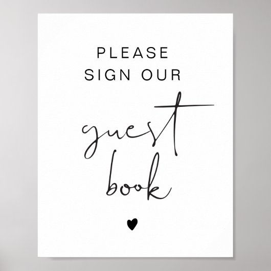 ADELLA Modern Minimalist Let's Eat Dinner Menu Poster (Voorkant)