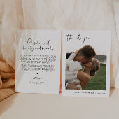 ADELLA Modern Minimalist Photo Weddenschap Harteli Kaart