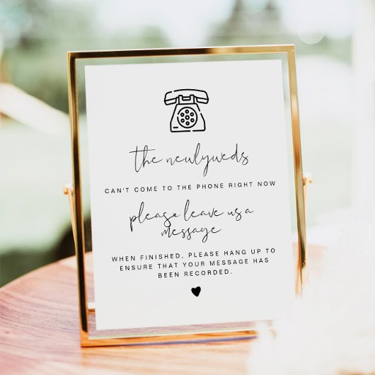 ADELLA Modern Minimalist telefoonboek Poster