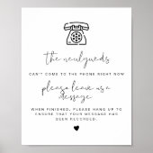 ADELLA Modern Minimalist telefoonboek Poster (Voorkant)