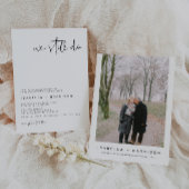 ADELLA Modern Minimalist Vow Renewal Kaart