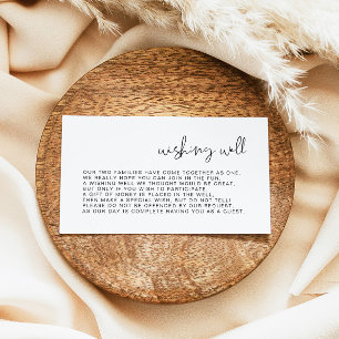 ADELLA Modern Minimalist Wishing Well Kaart