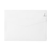 ADELLA Modern Minimalistisch Bruiloft Straw Flag L (Achterkant)