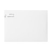 ADELLA Modern Minimalistisch Bruiloft Straw Flag L (Voorkant)