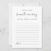 ADELLA Modern Minimalistisch Favoriet Geheugenspel Kaart (Voorkant)