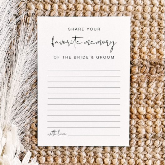 ADELLA Modern Minimalistisch Favoriet Geheugenspel Kaart